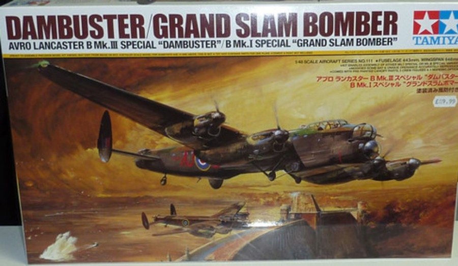 Aircraft | Model & Die-Cast Tamiya Tamiya - 1/48 Avro Lancaster B Mk.Iii Special - Dambuster/B Mk.I Special Grand Slam Bomber Plastic Model Kit [61111]