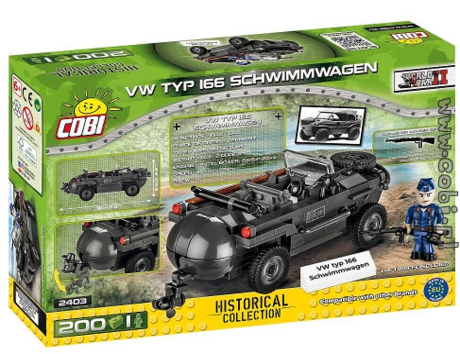 Model & Die-Cast Cobi Cobi -2403 Vw Type 166 Schwimmwagen 200Pcs