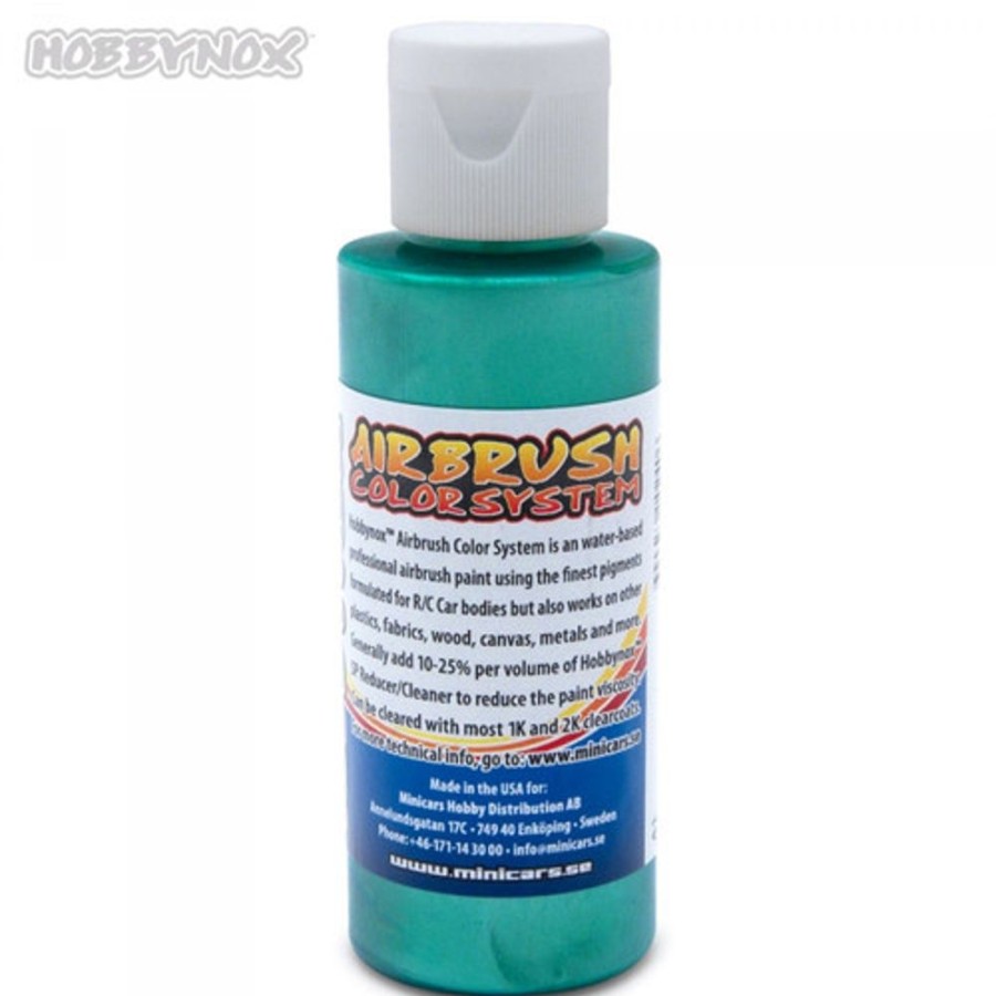 Hobbynox Paint | Accessories Hobbynox Hobbynox - Airbrush Color Pearl Green 60Ml