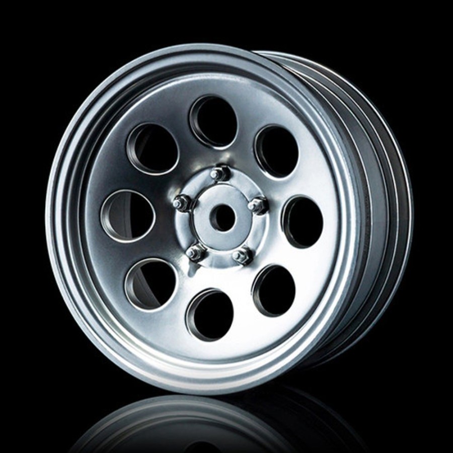 Rim & Tyre | Parts MST Flat Silver 58H 1.9" Crawler Wheel (+5) (4)