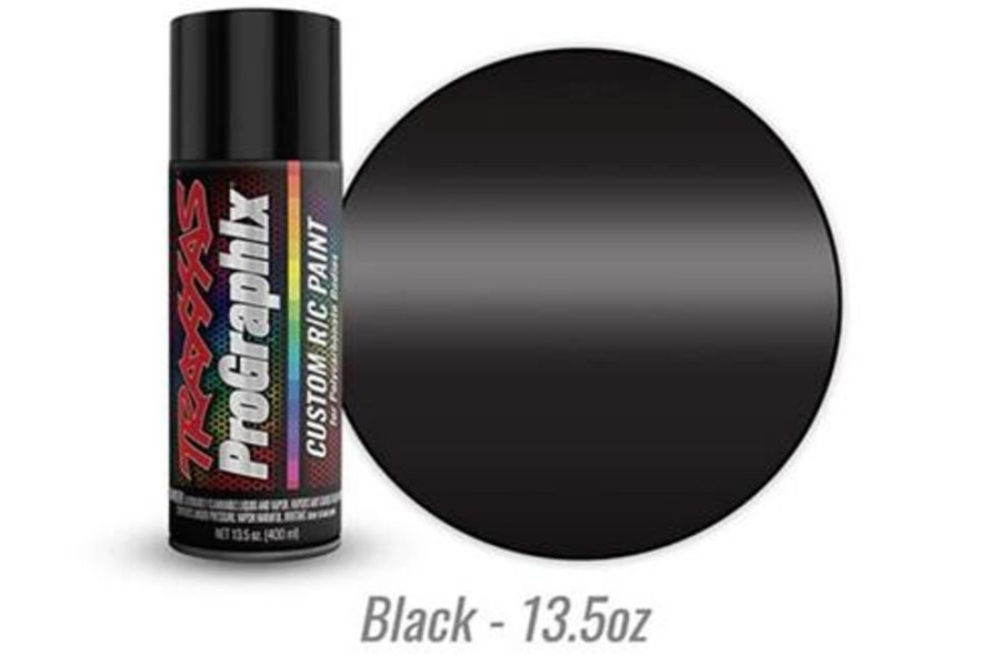 Traxxas Paint | Accessories Traxxas Traxxas 5055X - Body Paint, Prographix , Black (13.5Oz)