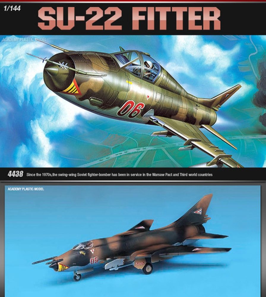 Aircraft | Model & Die-Cast Academy Academy 1/144 Su-22 Fitter Plastic Model Kit [12612]