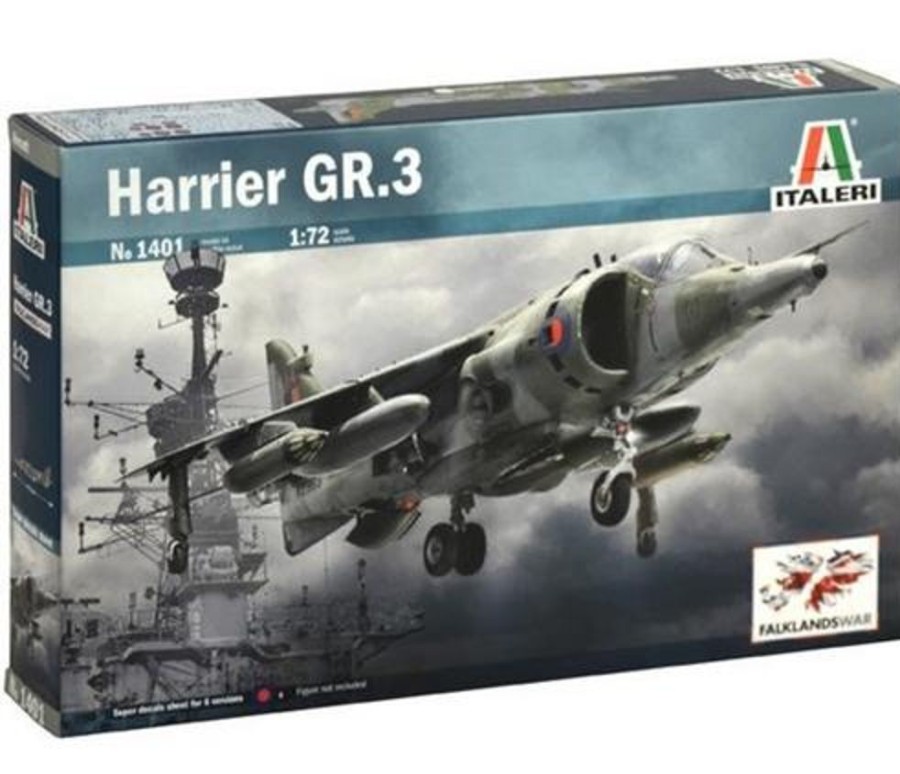 Aircraft | Model & Die-Cast Italeri Italeri - 1/72 Harrier Gr.3 Plastic Model Kit [1-1401]