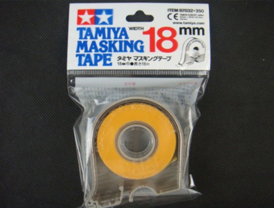 Accessories Tamiya Tamiya 18Mm Masking Tape W/Cutter Box [87032]