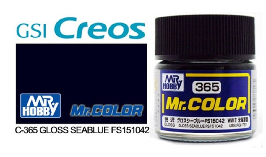 Mr. Hobby Paint | Accessories Mr Hobby Gunze - C365 Mr Color Gloss Sea Blue Fs151042