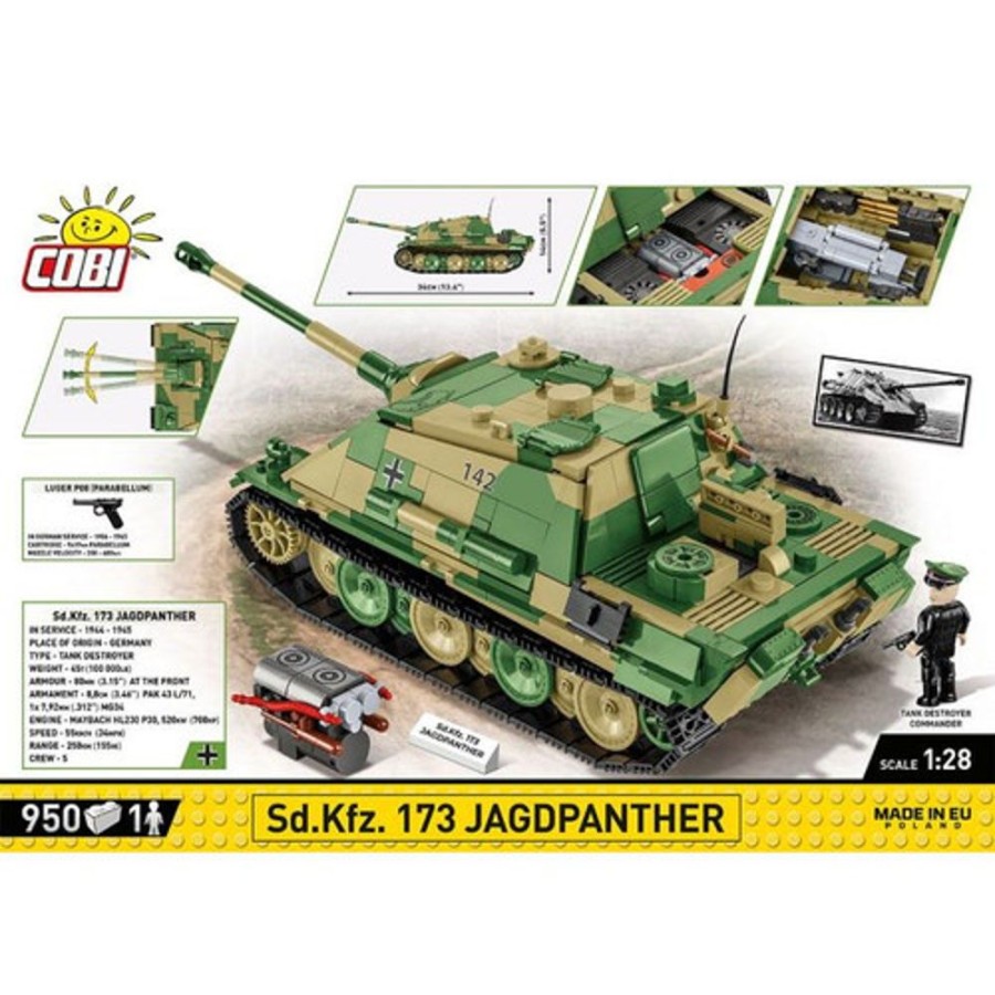 Model & Die-Cast Cobi Cobi-2574 | Hc Wwii /2574/ Jagdpanther (Sd.Kfz.173) 970 Pcs