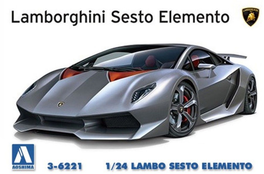 Cars | Model & Die-Cast Aoshima Aoshima 1/24 Lamborghini Sesto Elemento 6221