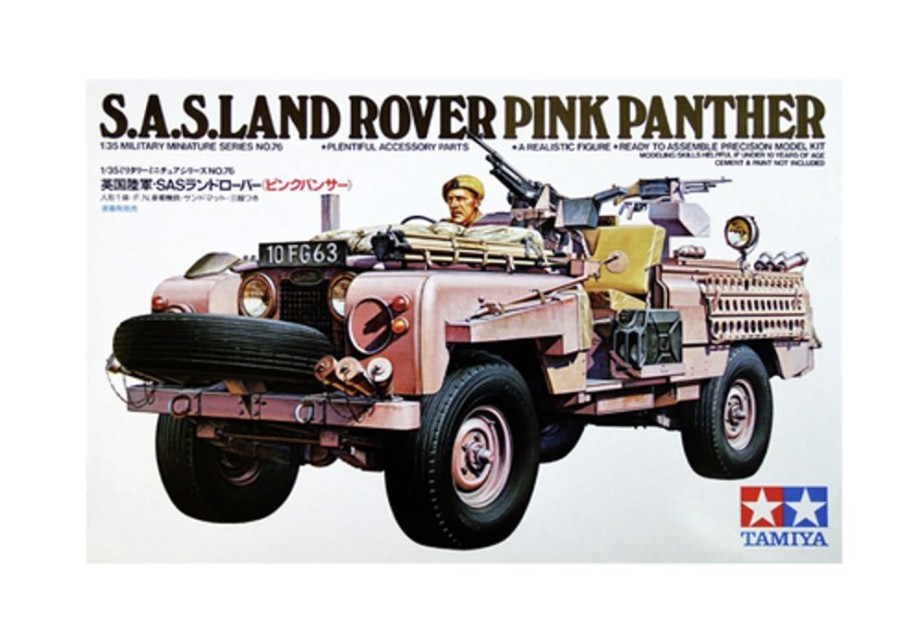 Military | Model & Die-Cast Tamiya Tamiya 1/35 - British Sas Land Rover Pink Panther [35076]