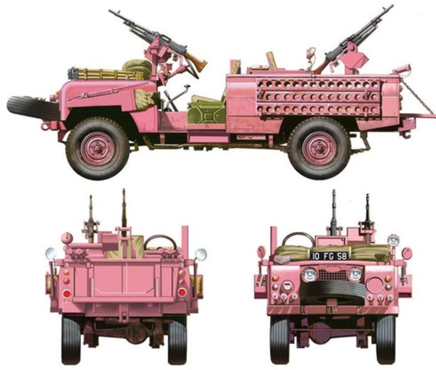 Military | Model & Die-Cast Tamiya Tamiya 1/35 - British Sas Land Rover Pink Panther [35076]