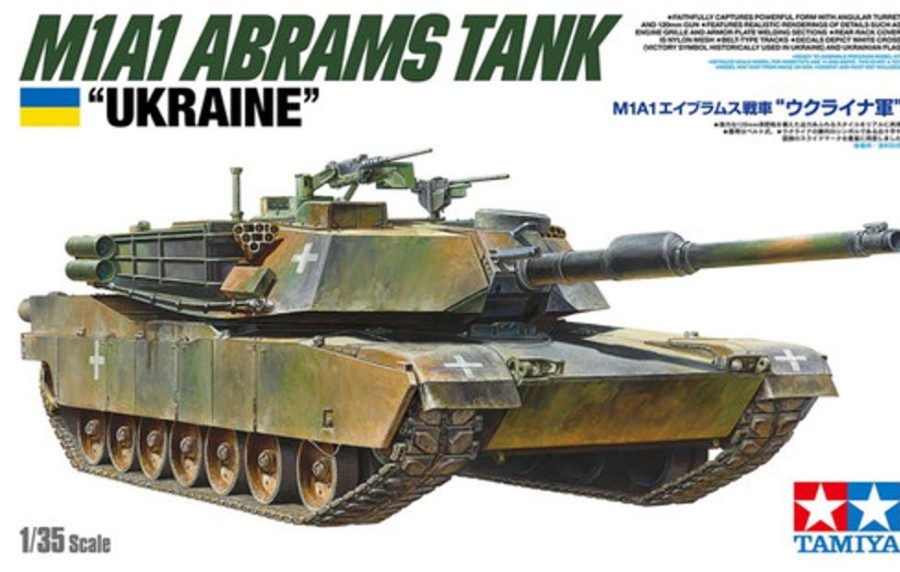 Military | Model & Die-Cast Tamiya Tamiya 1/35 M1A1 Abrams Tank "Ukraine" [25216]