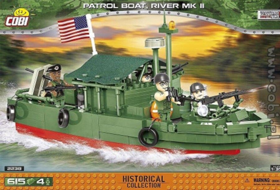 Model & Die-Cast Cobi Patrol Boat River 615 Pcs