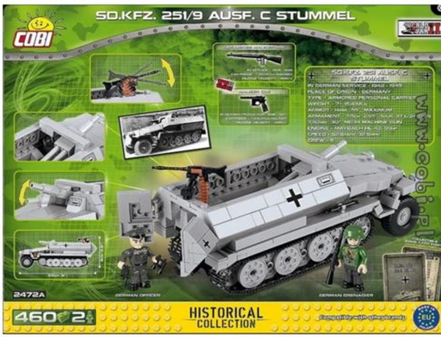 Model & Die-Cast Cobi Cobi - Small Army - Sd.Kfz.251/9 Ausf.C Stummel 460Pcs