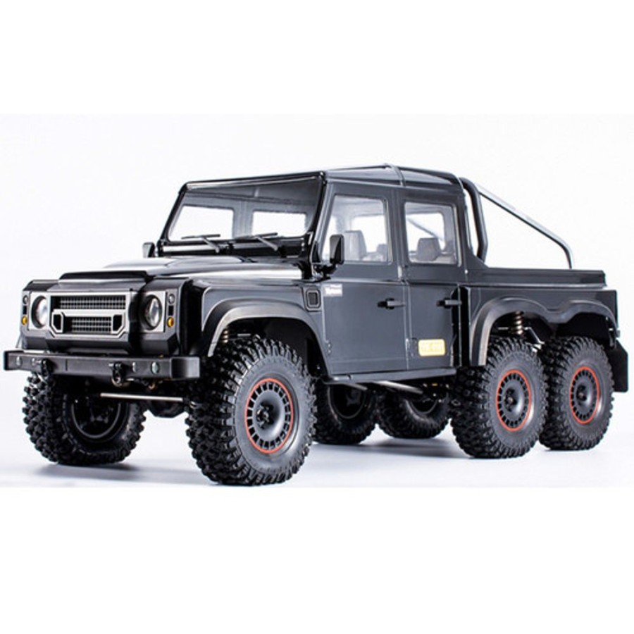 Cars/Tanks YIKONG Yikong 1/10 6 6 Pickup Truck Style Crawler With Light & Diff Lock Yk6106 (Black)