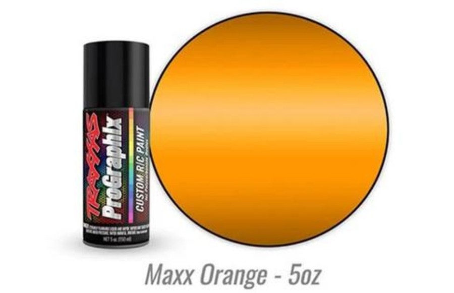 Traxxas Paint | Accessories Traxxas Traxxas 5051 - Body Paint, Prographix, Maxx Orange (5Oz)