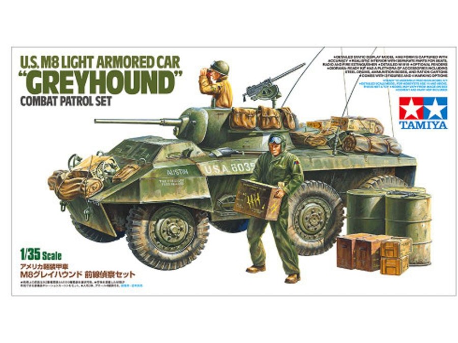 Military | Model & Die-Cast Tamiya Tamiya 1/35 - M8 Combat Patrol Set [25196]