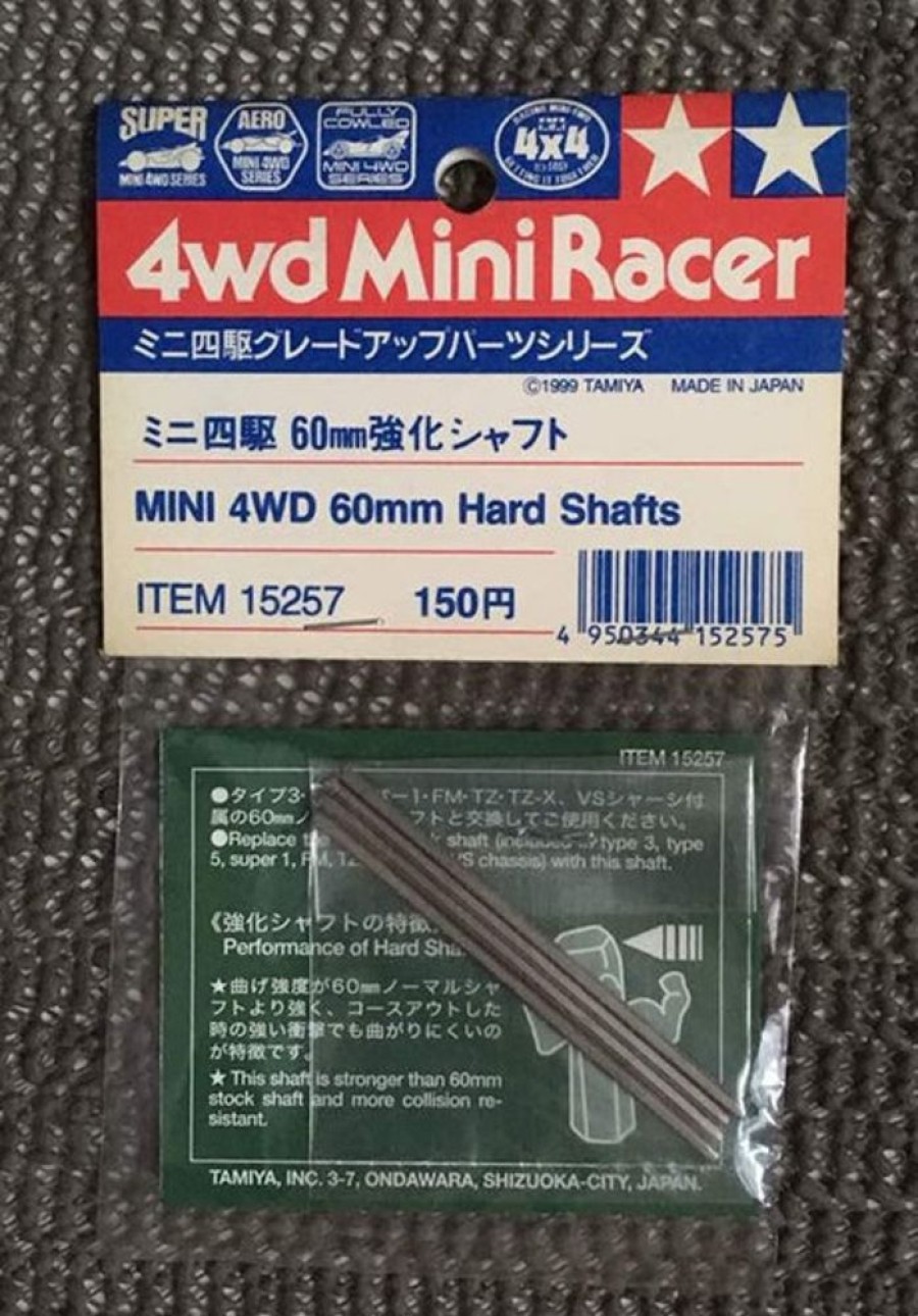 Parts Tamiya Tamiya - Mini 4Wd 60Mm Hard Shafts(4) [15257]