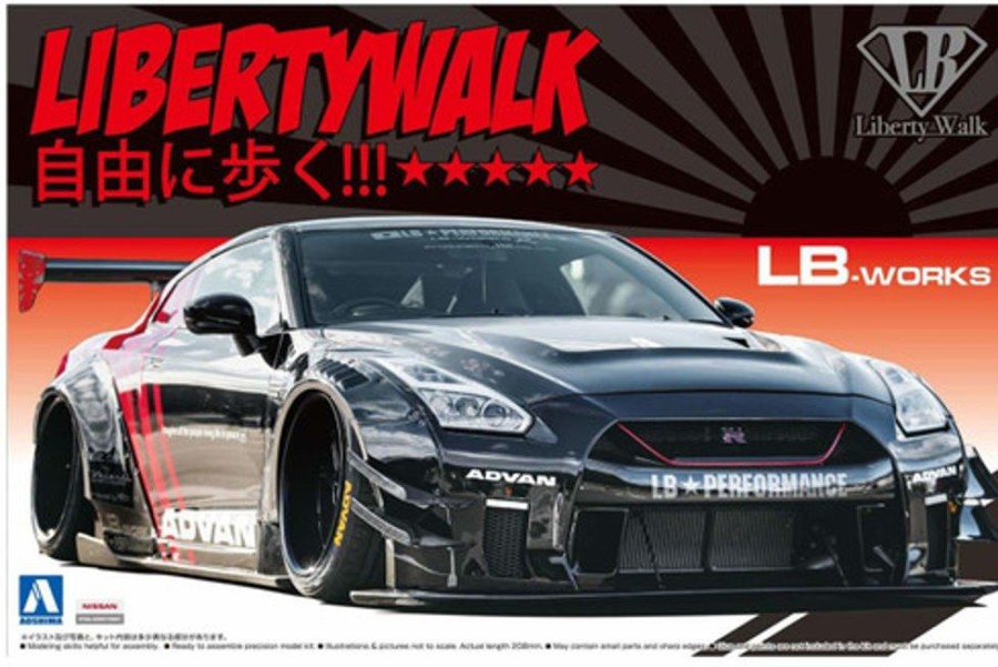 Cars | Model & Die-Cast Aoshima Aoshima - 1/24 Liberty Walk (Lb Works) Nissan Gt-R R35 Ver. 2.2