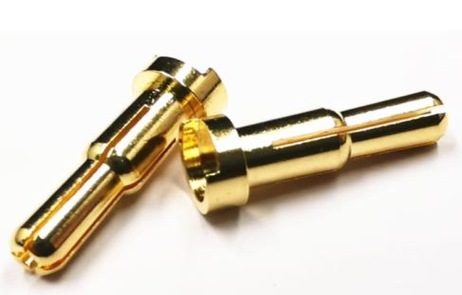 Plugs & Adapter | Accessories Best Mall 4/5Mm Dual Bullet Gold Plug Male (2Pcs)