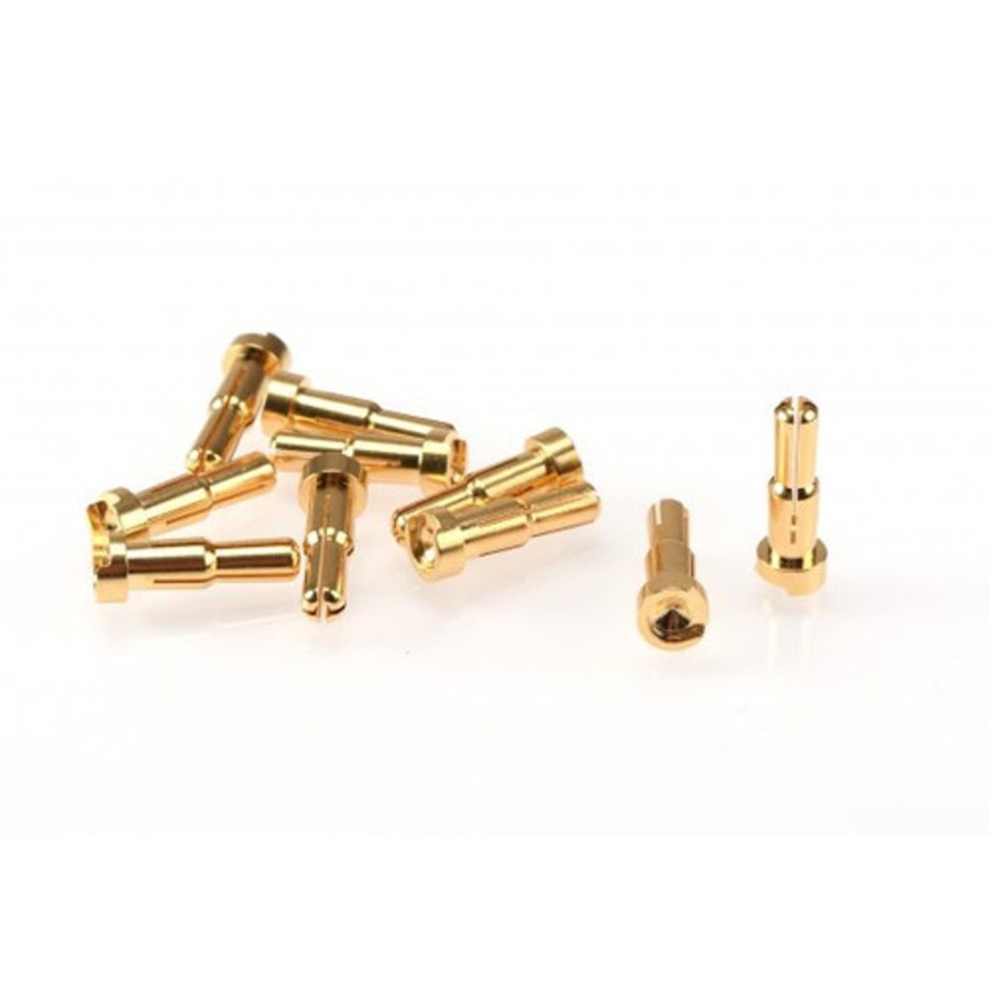 Plugs & Adapter | Accessories Best Mall 4/5Mm Dual Bullet Gold Plug Male (2Pcs)