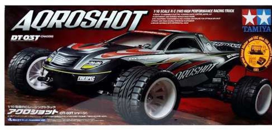 Off-Road | Cars/Tanks Tamiya Tamiya - 1/10 Aqroshot (Dt-03T) Rc Car Kit [58610] W/ Intermediate Ready To Run Combo