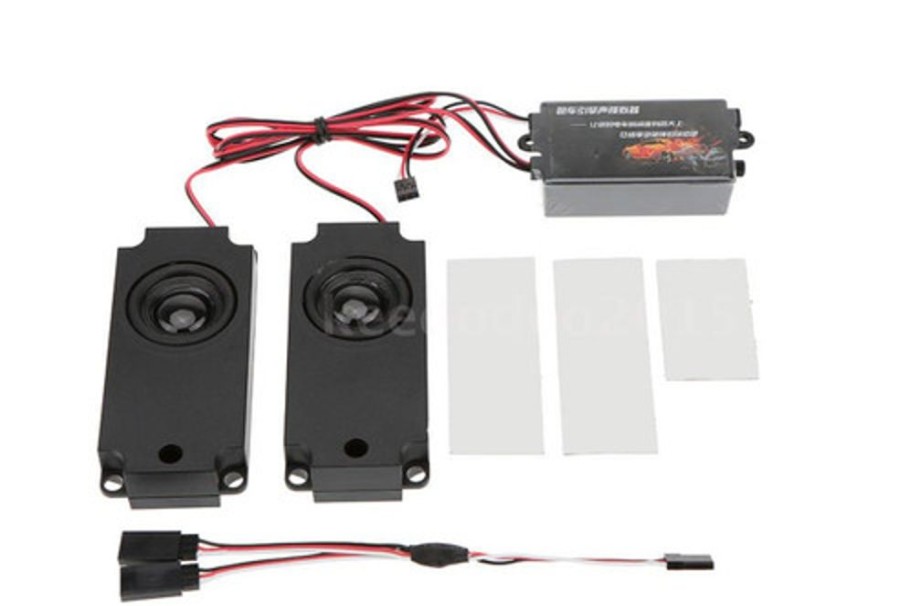 Drift Car Parts | Parts Hobby Station Engine Sound Simulator With 2 Speakers For Rc Sports Car