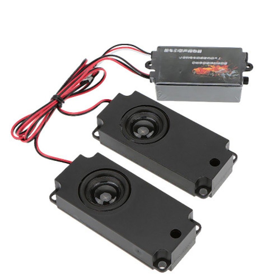 Drift Car Parts | Parts Hobby Station Engine Sound Simulator With 2 Speakers For Rc Sports Car