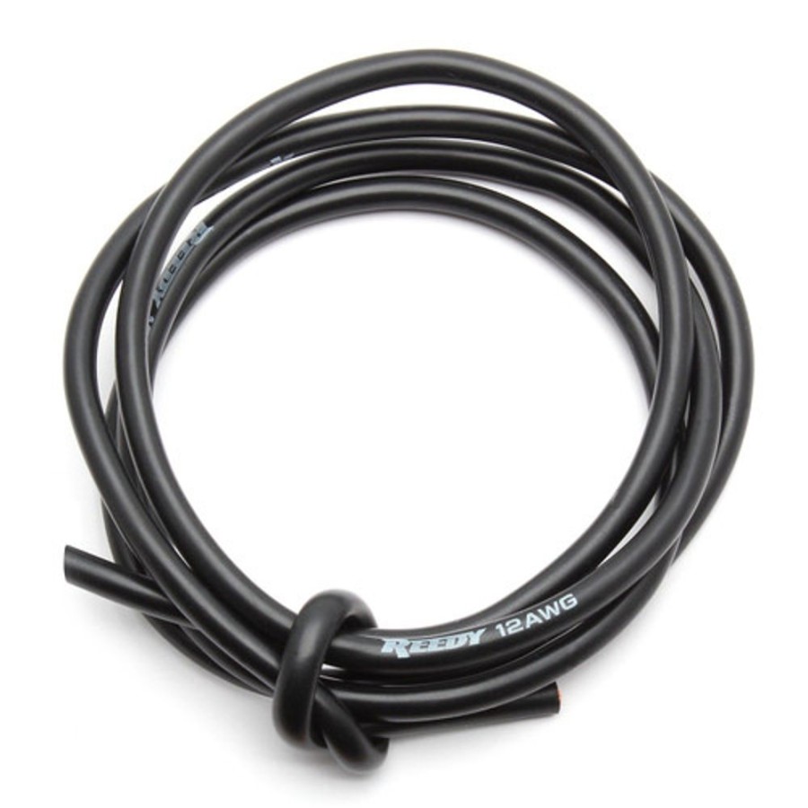 Electronics Reedy Reedy 12Awg Pro Silicone Wire (Black) (1 Meter)