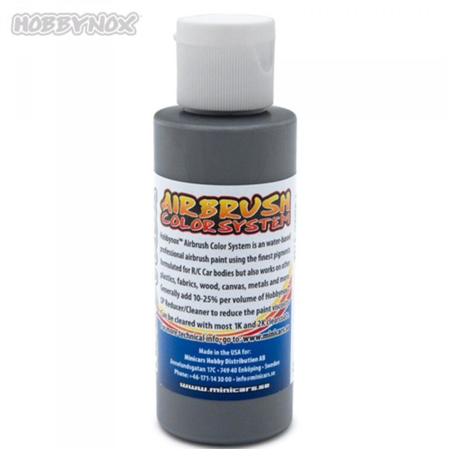 Hobbynox Paint | Accessories Hobbynox Hobbynox - Airbrush Color Solid Grey 60Ml