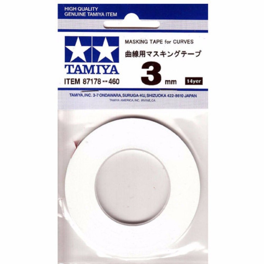 Accessories Tamiya Tamiya 3Mm Masking Tape For Curves [87178]