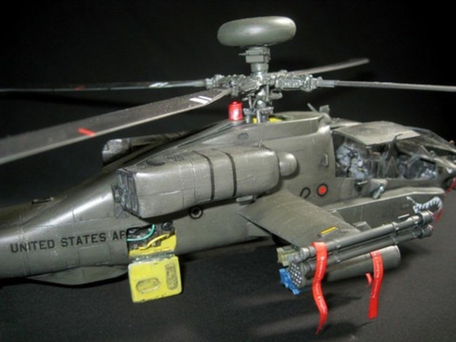 Aircraft | Model & Die-Cast Academy Academy 1/48 Ah-64A Apache Us Helicopter Plastic Model Kit [12262]