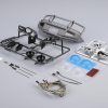 Crawler Accessories | Parts KillerBody Killerbody 1/10 Alloy Bumper W/Leds Upgrade Sets Silver-Grey Traxxas Trx-4 Chassis