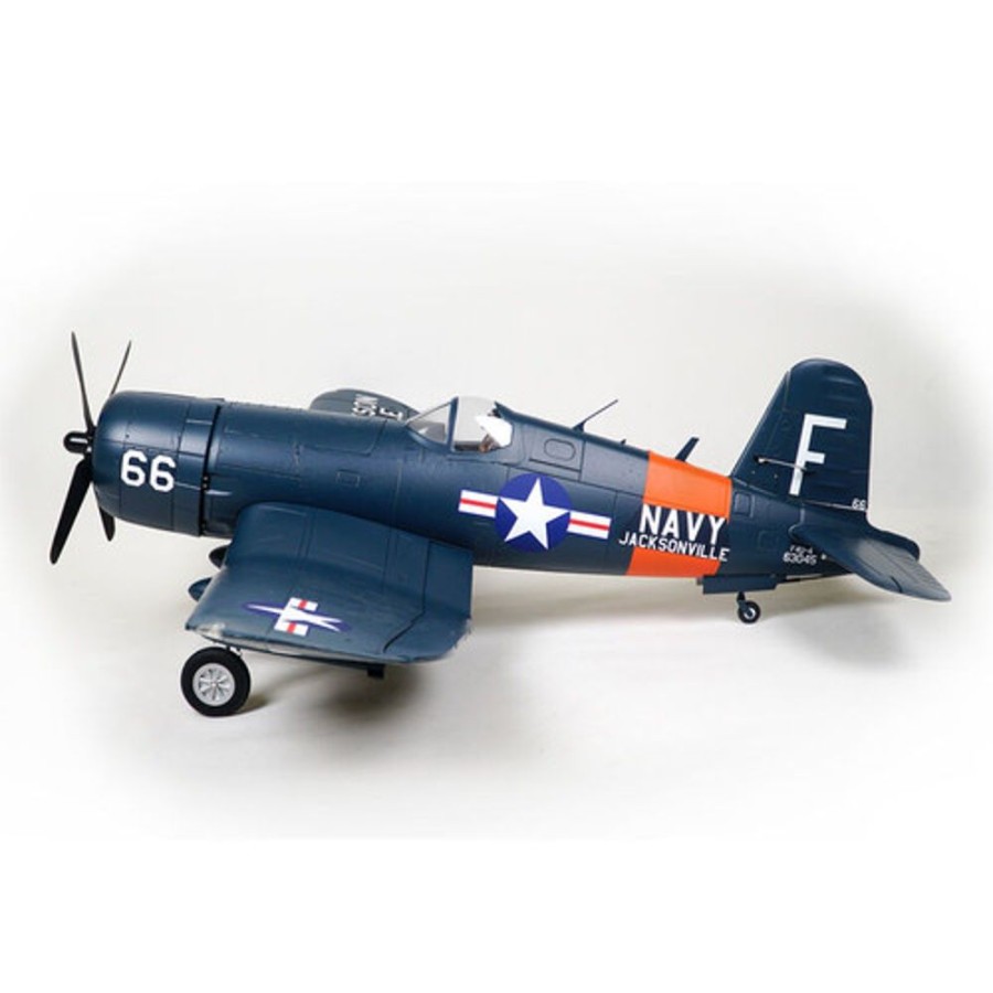 Planes FMS Fms 1700Mm (66.9") F4U Corsair-Blue Pnp (V3) With Reflex V2