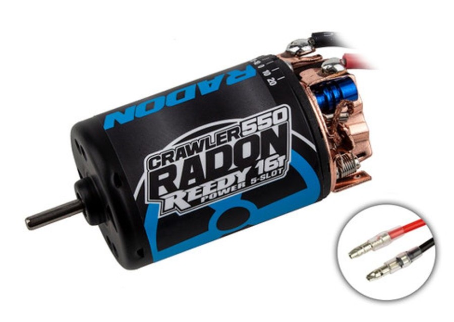 Surface | Electronics Reedy Reedy Radon 2 550 Crawler 5-Slot Brushed Motor (16T)