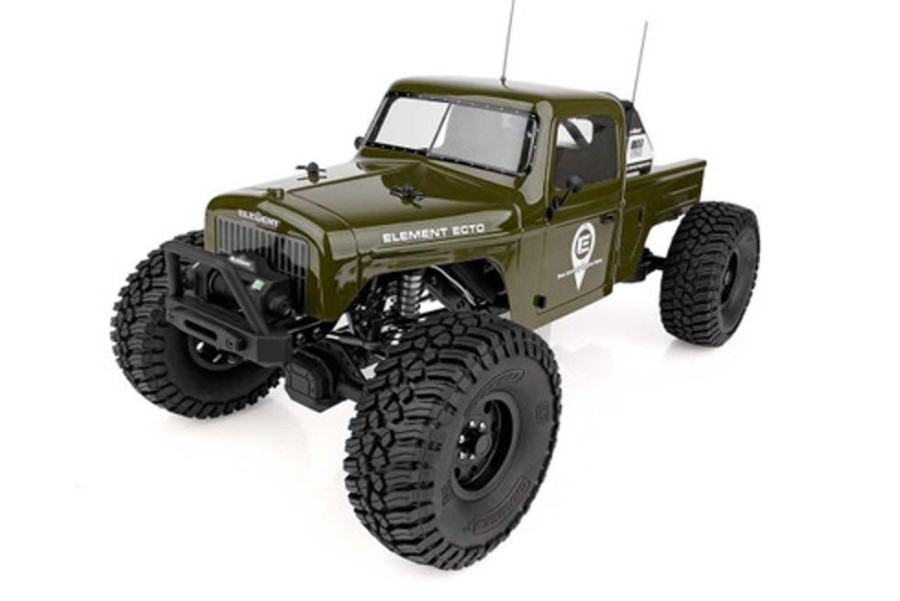 Off-Road | Cars/Tanks Element RC Element Rc Enduro Ecto Trail Truck 4X4 Rtr 1/10 Rock Crawler (Green) W/2.4Ghz Radio