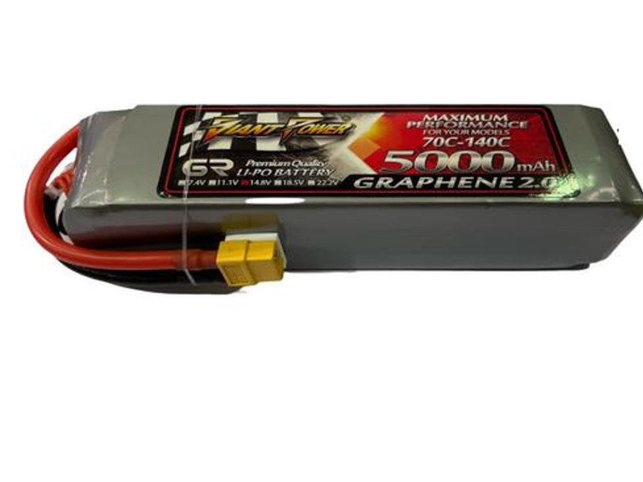 Lithium Polymer Batteries | Batt/Charger Giant Power Giant Power 4S 14.8V 5000Mah 70C Li-Po W/ Xt60 Plug