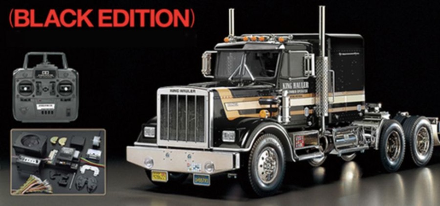 Trucks & Trailers | Cars/Tanks Tamiya Tamiya - 1/14 Rc King Hauler Black Edition [56336]