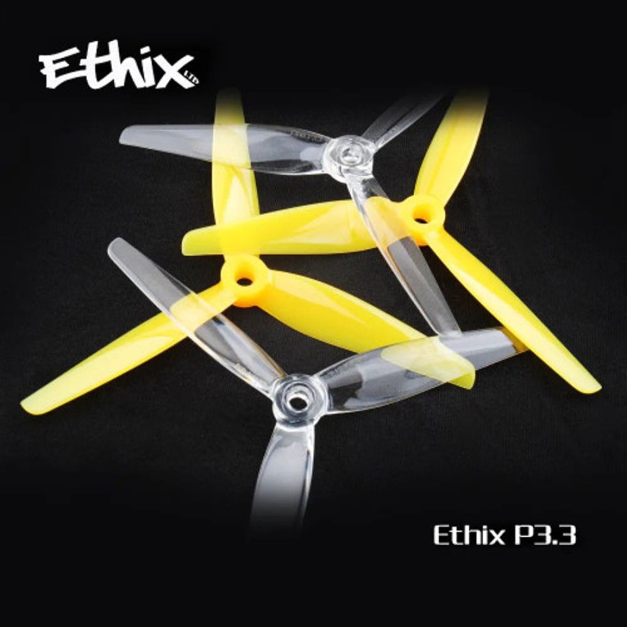 Propellers | Parts HQProp Ethix P3.3 Mango Lassi (2Cw+2Ccw)-Poly Carbonate