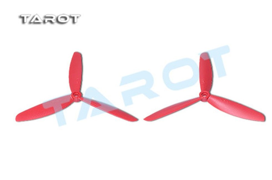 Propellers | Parts Tarot Tarot 3 Blade Propeller For Mini Quadheli 5 Inch For 250 Size ( Red)