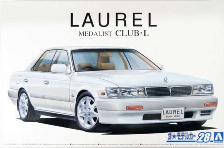 Cars | Model & Die-Cast Aoshima Aoshima - 1/24 Nissan Hc33 Laurel Medalist Club S `91