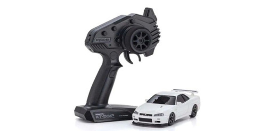 On Road | Cars/Tanks Kyosho Kyosho - Mini-Z Awd Nissan Skyline Gt-R R34 V.Spec Nur White 32629W