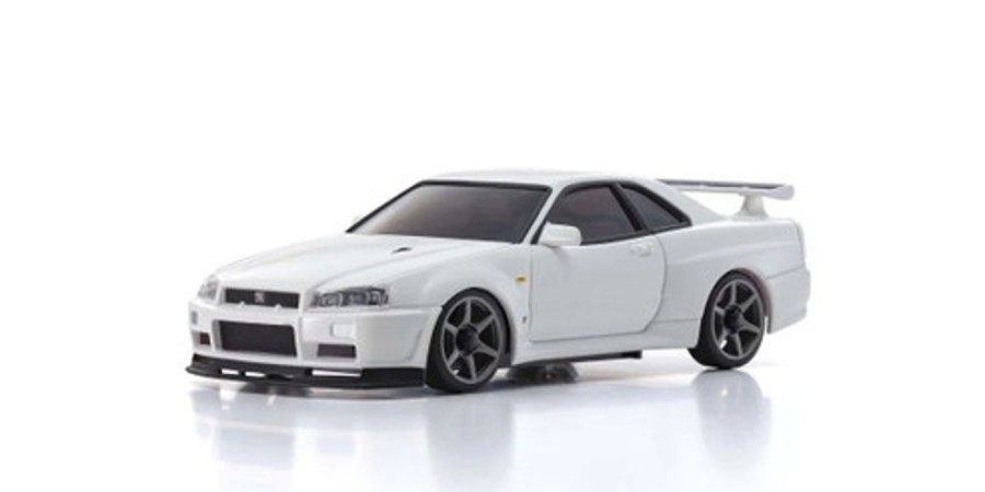 On Road | Cars/Tanks Kyosho Kyosho - Mini-Z Awd Nissan Skyline Gt-R R34 V.Spec Nur White 32629W