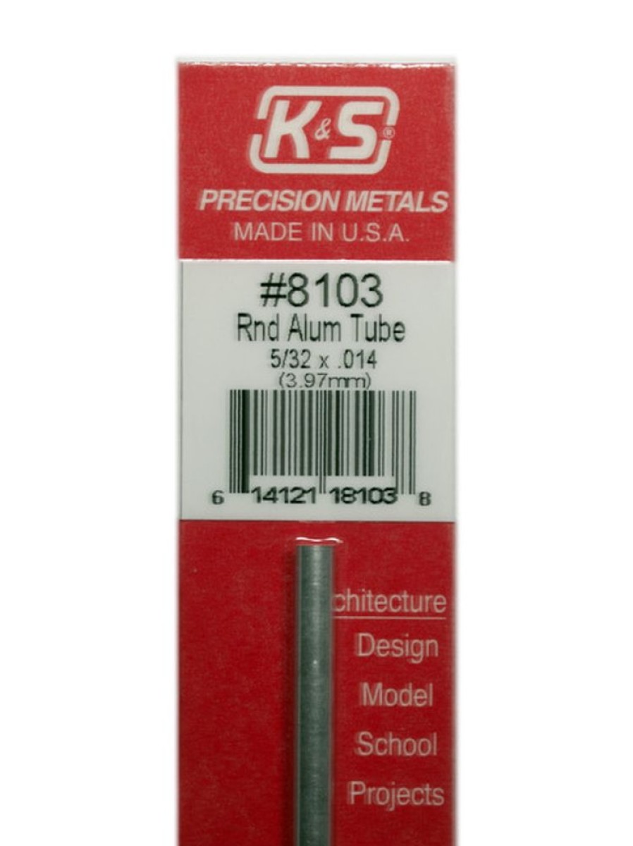 Aluminium | Accessories K&S K&S Aluminium Tube 5/32" X 12" #8103