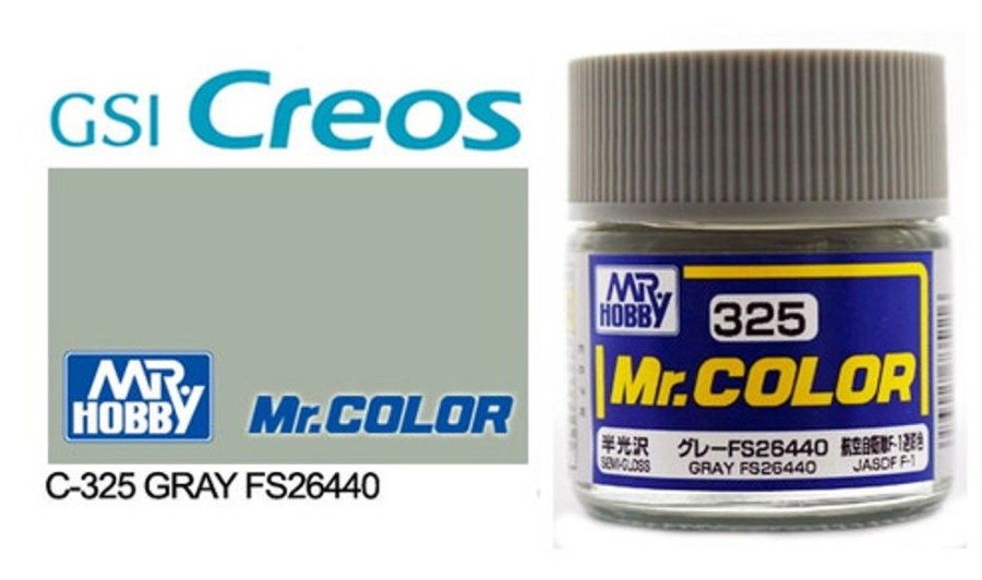 Mr. Hobby Paint | Accessories Mr Hobby Gunze - C325 Mr Color Gloss Grey Fs26440