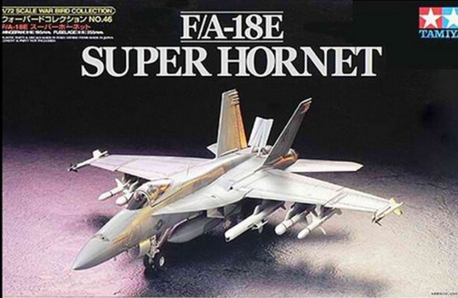 Aircraft | Model & Die-Cast Tamiya Tamiya - 1/72 F/A-18E Super Hornet Plastic Model Kit [60746]