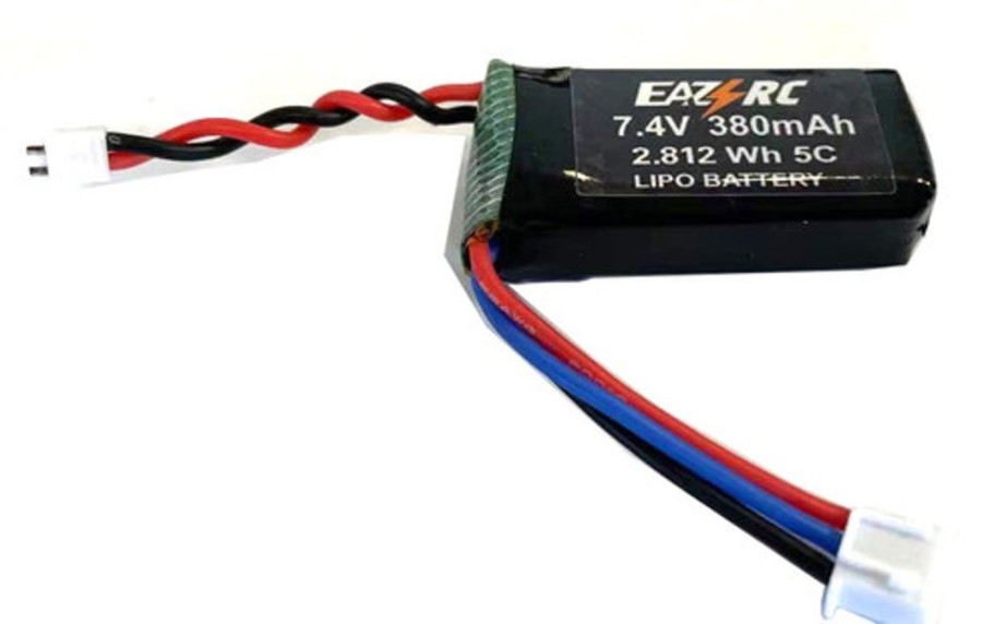 Lithium Polymer Batteries | Batt/Charger FMS Eazrc 7.4V 380Mah Lipo Battery For Pariot