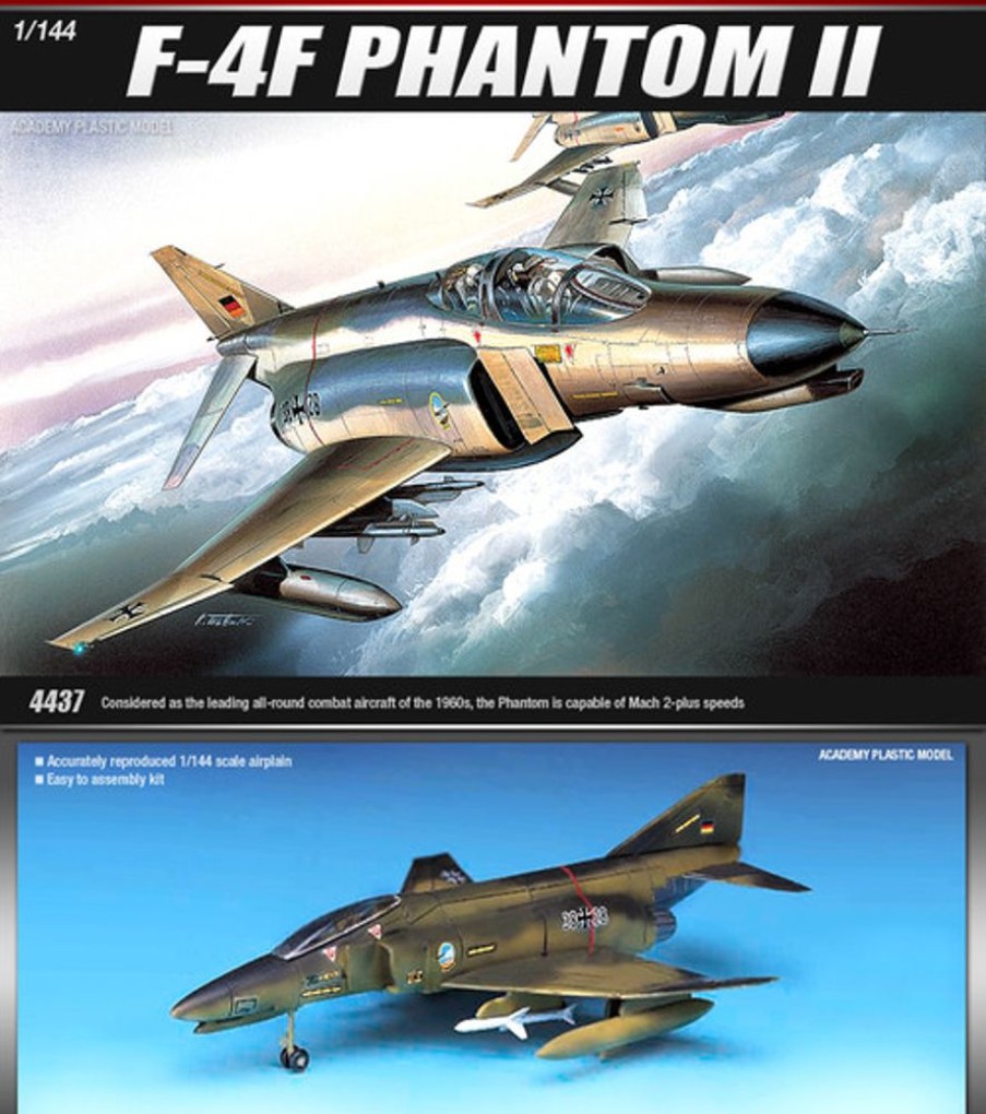 Aircraft | Model & Die-Cast Academy Academy 1/144 F-4F Phantom Ii Plastic Model Kit [12611]