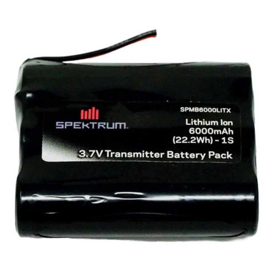 Lithium Polymer Batteries | Batt/Charger Spektrum Spektrum 3.7V 6000Mah 1S Transmitter Battery: Ix12/Nx6/Nx8 Tx Plug