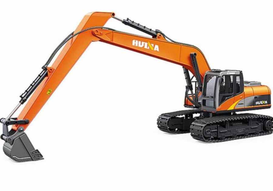 Cars/Tanks Huina Huina 1551 1/14 2.4G 15Ch Rc Excavator Digger With Long Reach Boom