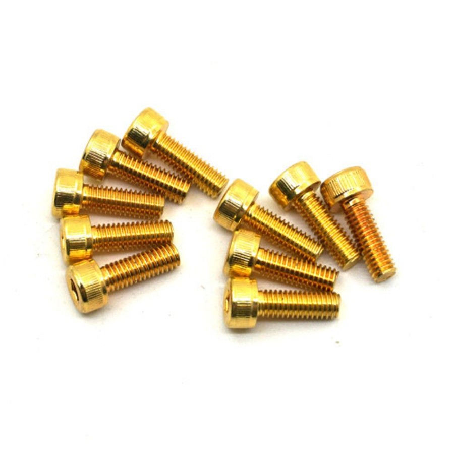 Accessories SPC M3 Cup Head Screw In Gold (Pack Of 10)