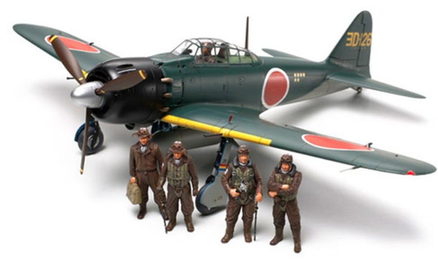 Aircraft | Model & Die-Cast Tamiya Tamiya- 1/48 Aircraft Mitsubishi A6M5/5A Zero Fighter (Zeke) [61103]